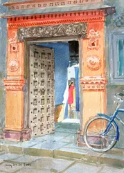 Dans la vieille ville, Bhuj, 2003